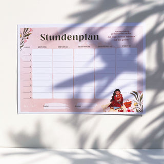 Stundenplan + Affirmationskarten – Download