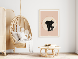 Malia Animal Spirit / A1 – Elefanten-Motiv Poster Verlag